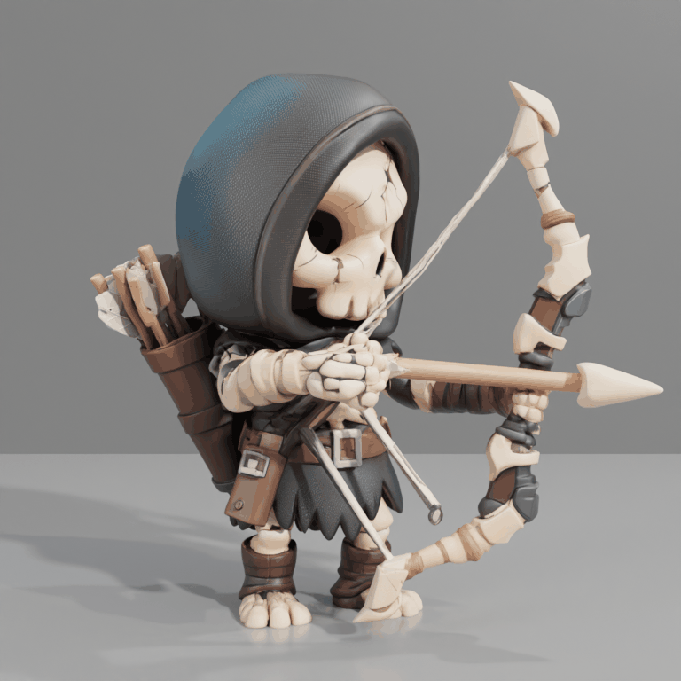 Generated 3D character turntable
