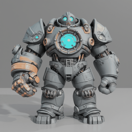 Generated 3D character turntable