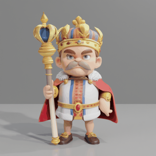 Generated 3D character turntable